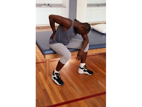 Man with lower back pain
