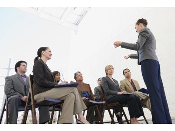 HR meeting for employees about abuse handling