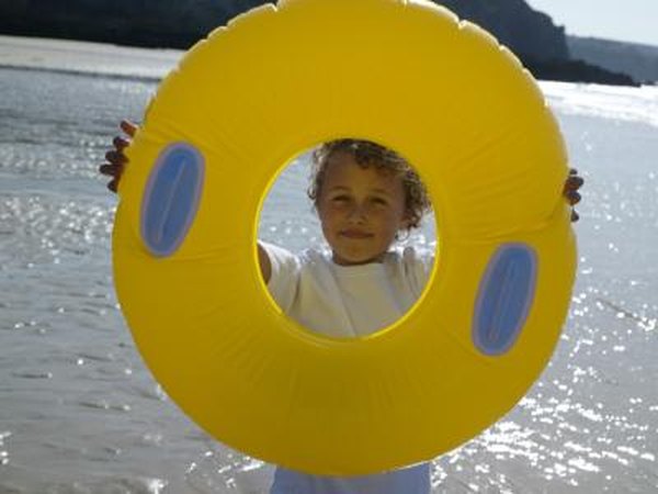 A child’s swimming tube can offer the same service as a medical air cushion and it is the fraction of the cost.