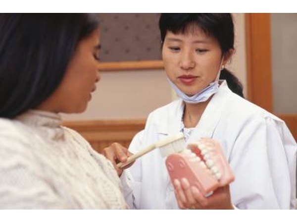 Bone loss makes it difficult for the dentist to attach a bridge for dentures.