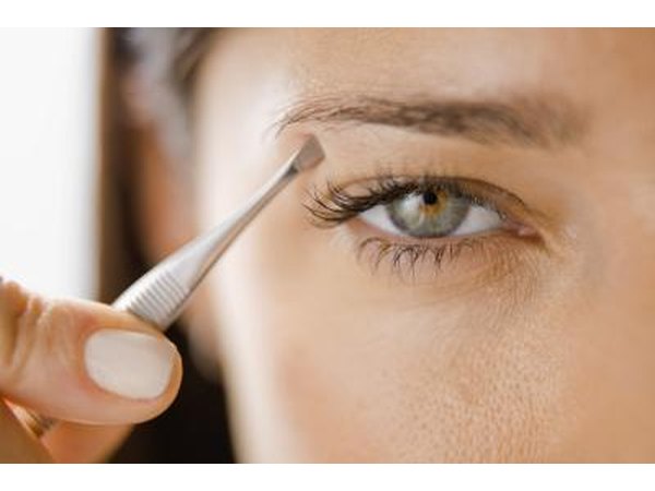 You can use tweezers to pull the hair out.