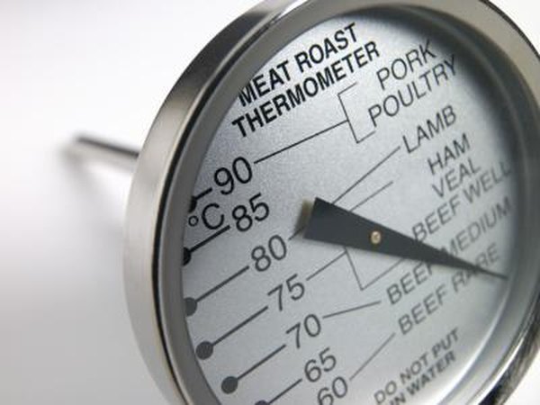 A meat thermometer should be used to cook the steak to its proper temperature.