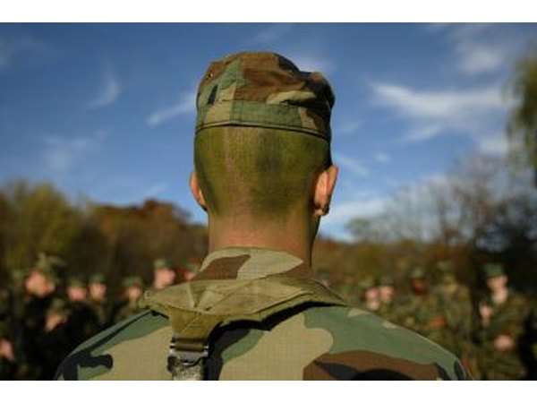 Army ROTC instructor and cadets