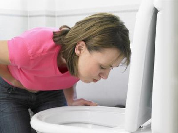 bloating and vomiting