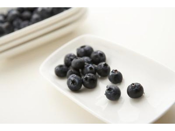 Blueberries are also rich in antioxidants.