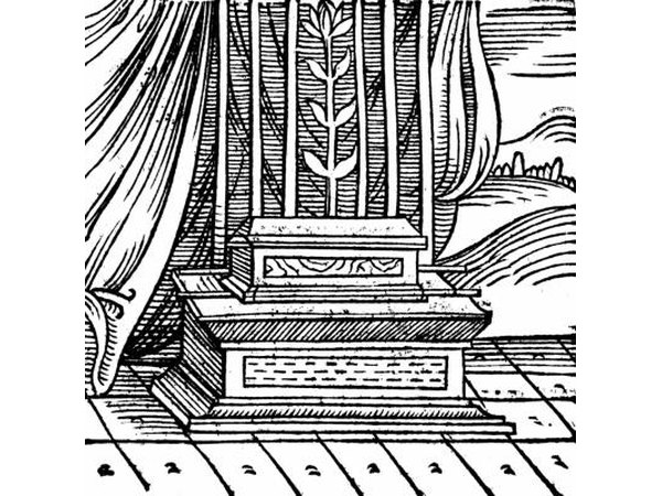 The ark of the covenant was placed within the tabernacle.