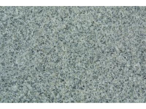 Close up of a granite surface with flecks