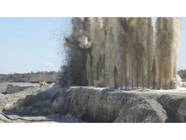 The dust from the quarry can carry long distances.