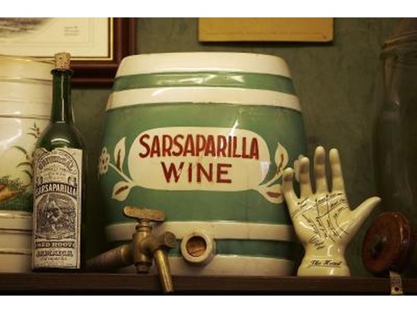Sarsaparilla container