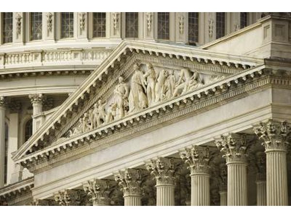 United States government buildings are inspired by Greek Temple architecture.