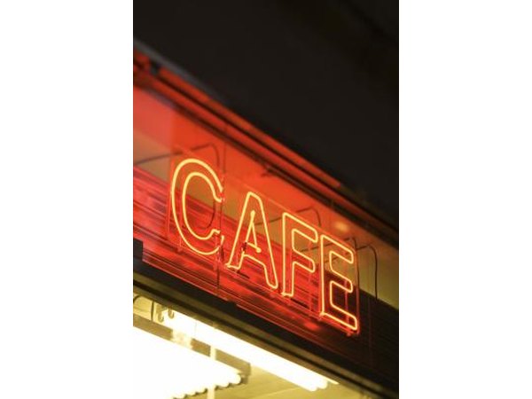 Cafe sign