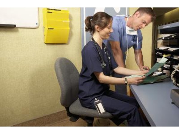 A great deal of a nurse's day-to-day duties involve keeping records.