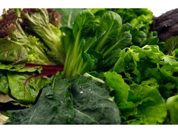 Leafy greens are considered good for alkalinizing your system.