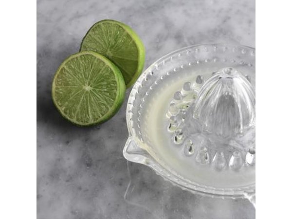 Limes contain slightly less vitamin C per one oz. of juice.
