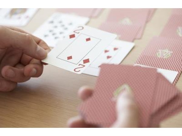 Games could consist of basic card games, such as "Old Maid" or "Go Fish."