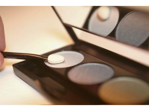 Give her a palette of make-up colors to explore, and sample colors as well.