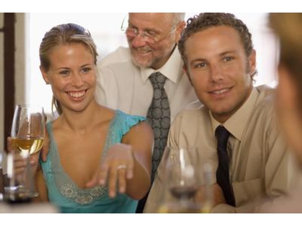 The parents of the groom are expected to pay for the rehearsal dinner