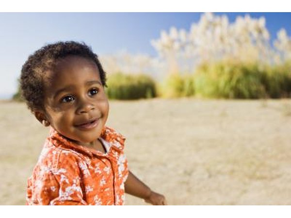 Toddler at beach