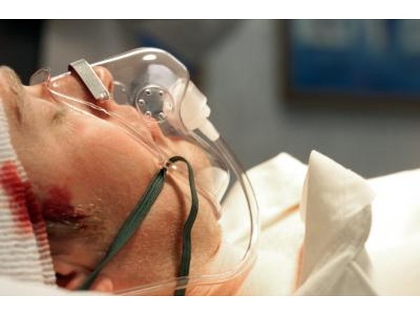 Patient with head trauma.