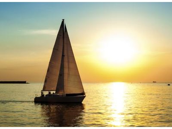 A sailboat.