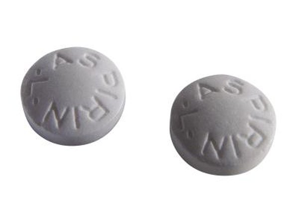 Aspirin tablets.