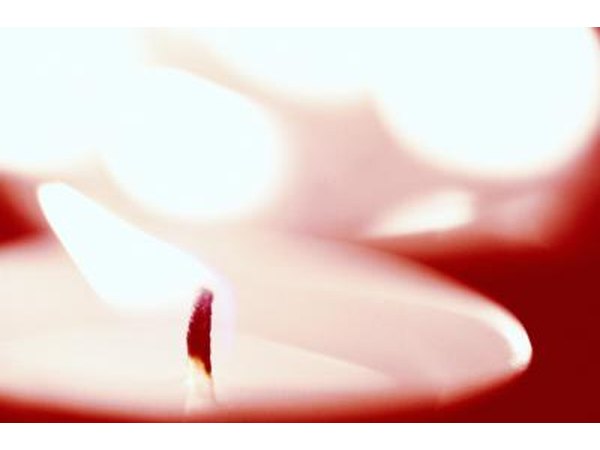 Pink candle