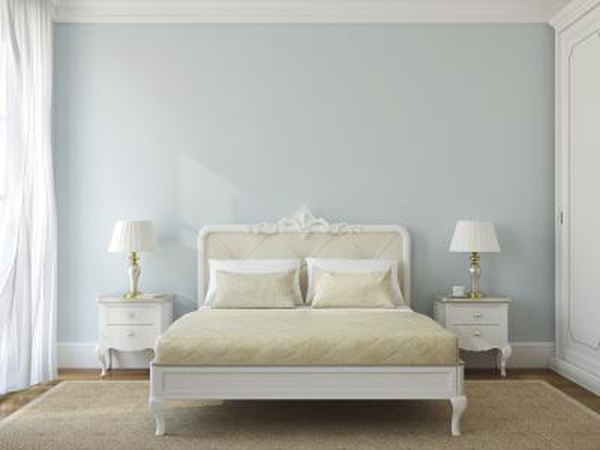 Pair white and cream with light blue.