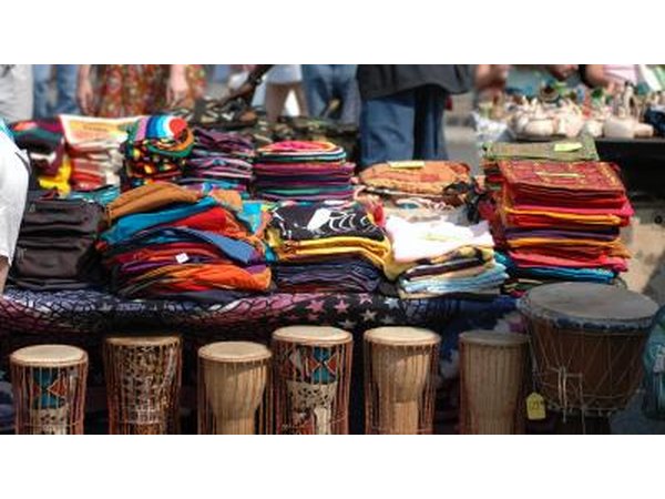 African drums.