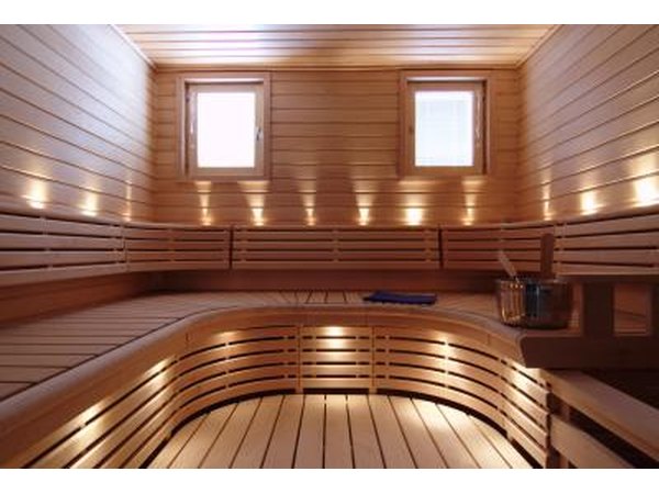 Saunas can relieve stress.