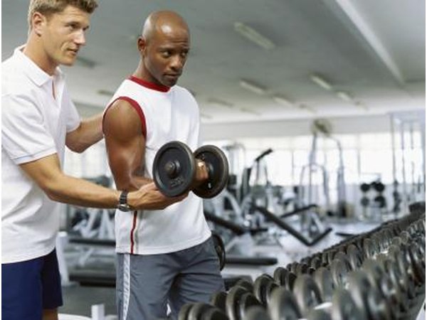 Man exercising
