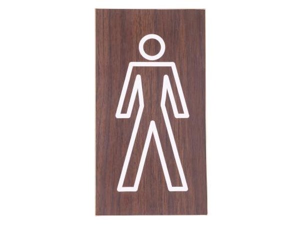 Men's Bathroom sign