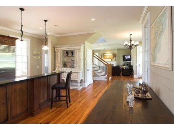 Traditional interior view of home