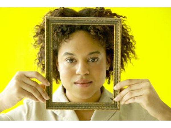Choosing a frame is as important as the colors in the portrait.