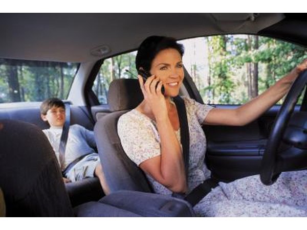 Cell phones can cause many accidents.