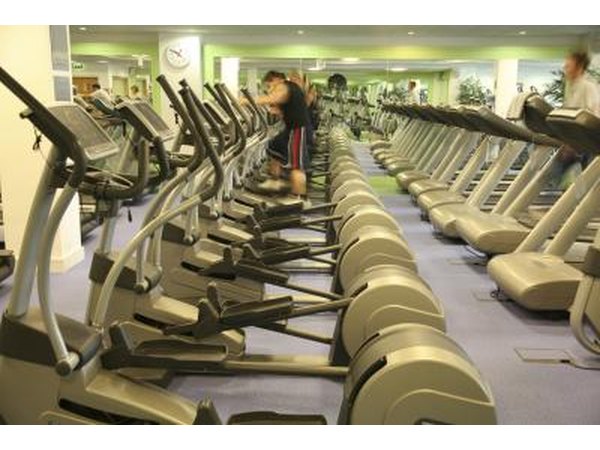 Elliptical machines at gym
