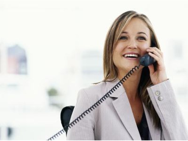 Answer telephones