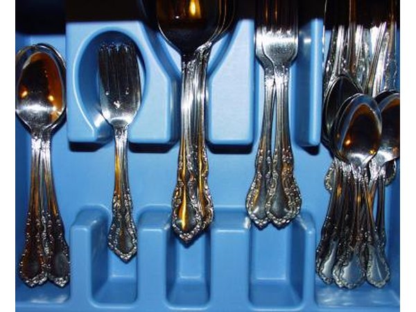 Organized silverware.