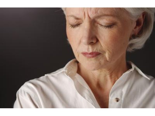 Woman in menopause age group.