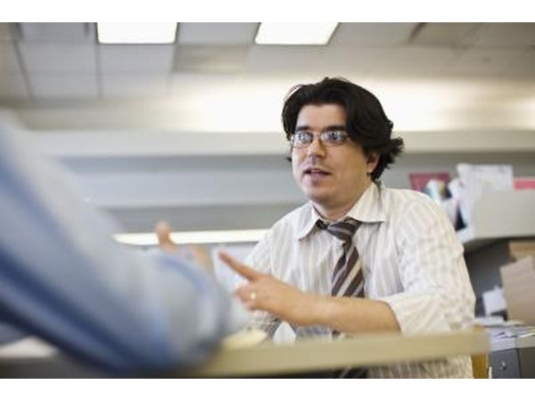 Business man talking with colleagues