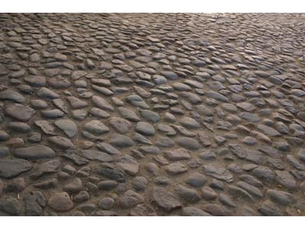Natural stone has pleasing texture and color.