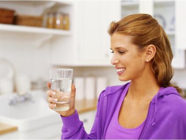 Drink water to eliminate toxins.