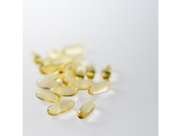 A cLose up of cod liver supplements.