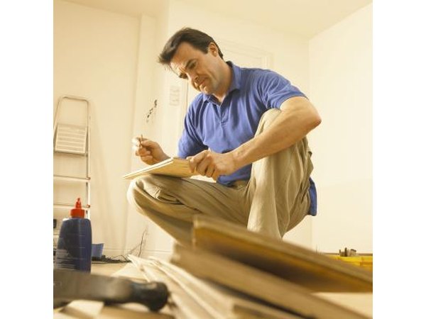 Planning and making exact measurements will help the project run smoothly.