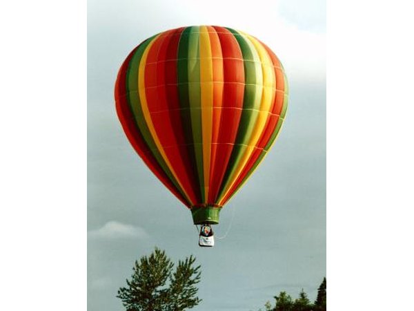 A ride in a hot-air balloon is a birthday adventure.