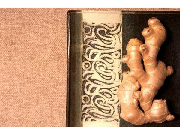 Take ginger root tablets