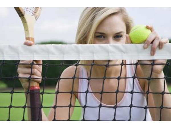 Choose a portable tennis net system or to install a permanent one.
