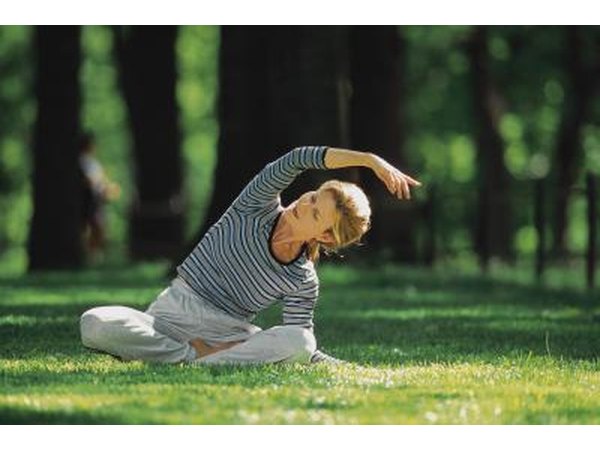 woman exercising