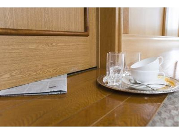 Room service tray