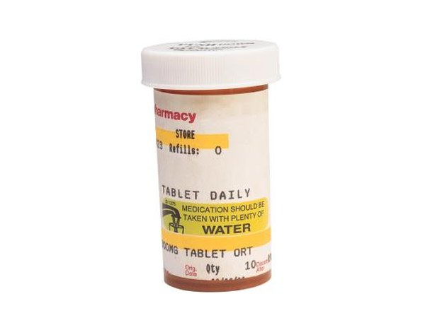 Pill bottle indications