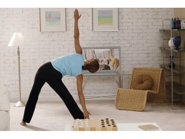 Woman doing yoga